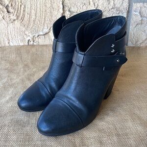Rag & Bone Harrow boots black Ankle Leather Size 36 1/2